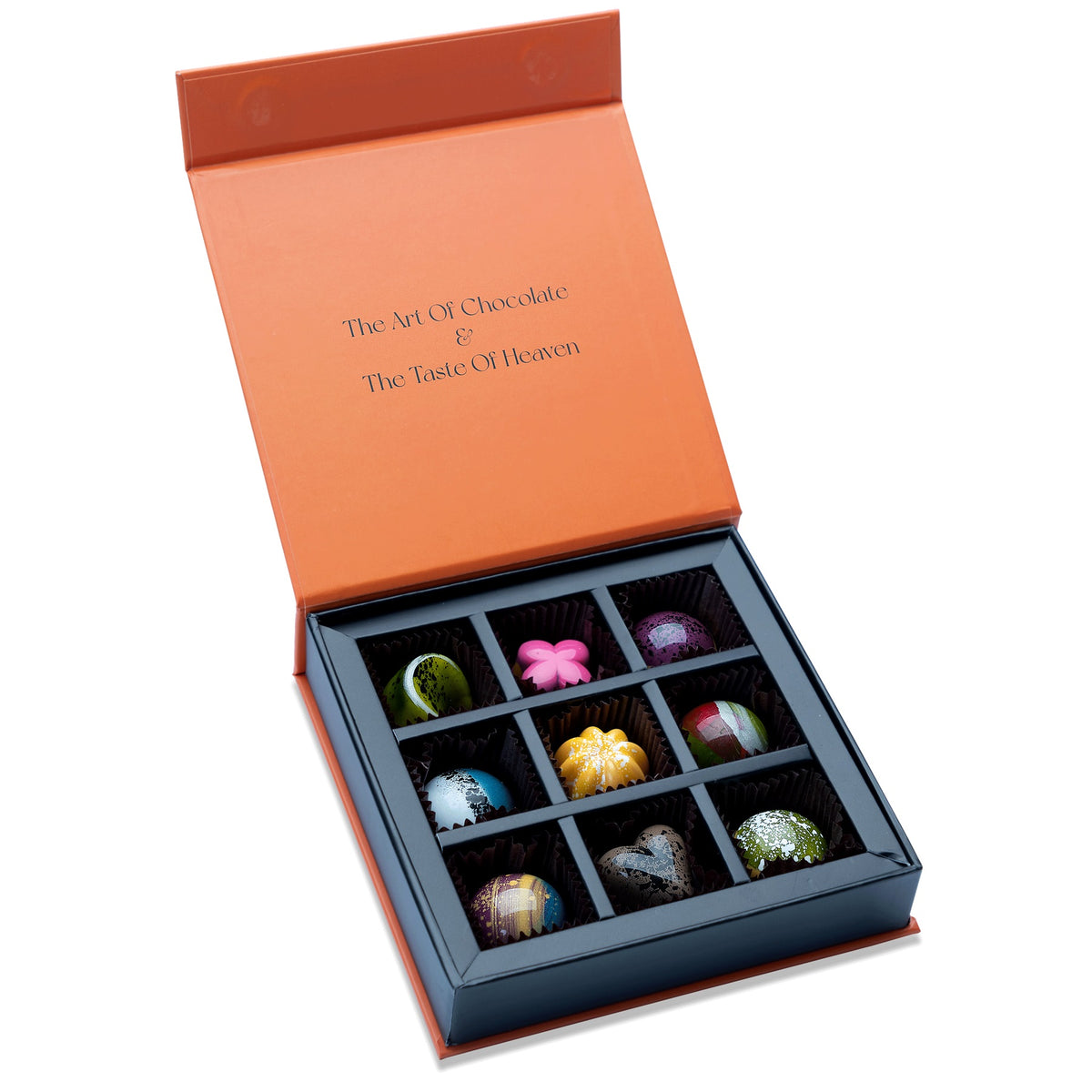 Artisan Chocolate Excellence | 9 Pcs Choco Box | aL chocoLat Boutique