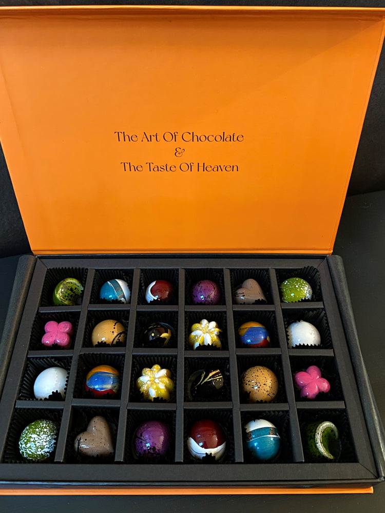 chocolate boutique, 24 box chocolat, 24 piece chocolat, box piece chocolat, chocolat boutique, box of 24 chocolat, al chocolat boutique, piece in a box, art chocolat, chocolat box